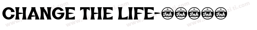 Change The Life字体转换